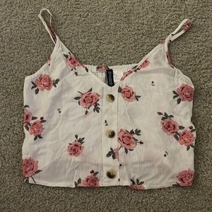 floral tank top